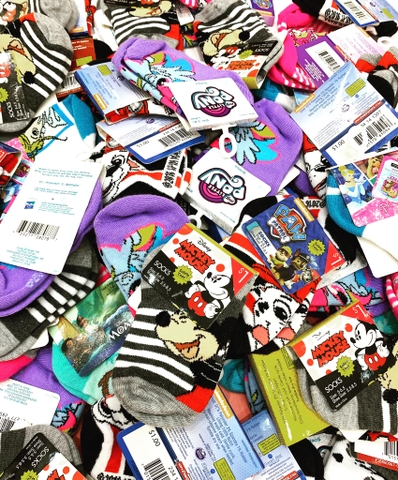 Tất ngắn cổ Nickelodeon, Disney hình Paw Patrol, Minnie, Minion cho bé