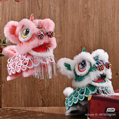 Set DIY đèn lồng Lân 4 màu HỒNG - ĐEN - XANH - ĐỎ