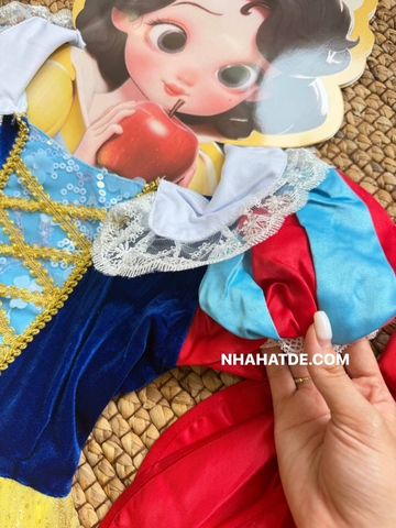 Set hóa trang Halloween công chúa bạch tuyết kèm bờm