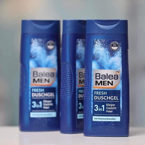 Sữa tắm, gội, rửa mặt Balea Men 3in1 Fresh Duschgel