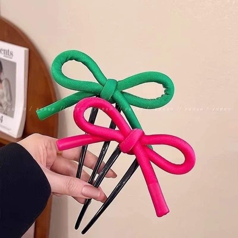 Set 3 kẹp nơ 4 màu