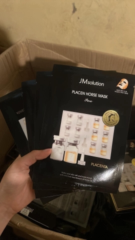 Combo hộp 10 mặt nạ JMSolution Placen Collagen Mask Pure cấp ẩm