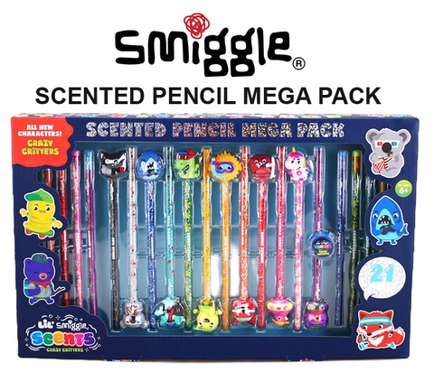 Smiggle Scented Pencil Mega Pack hãng 21pcs