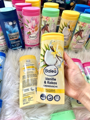 Sữa tắm dạng gel, dạng kem Balea 300ml cho nữ nhiều mùi