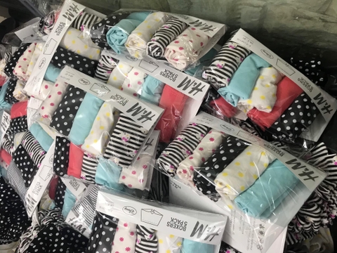 Set chip H&M 5 chiếc họa tiết hellokitty; chấm bi; hoa; ...