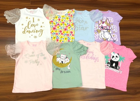 Áo phông cộc tay Geejay bé gái dư xịn nhiều mẫu