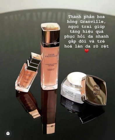 Set dưỡng Dior Prestige 5ml gồm kem dưỡng và tinh chất
