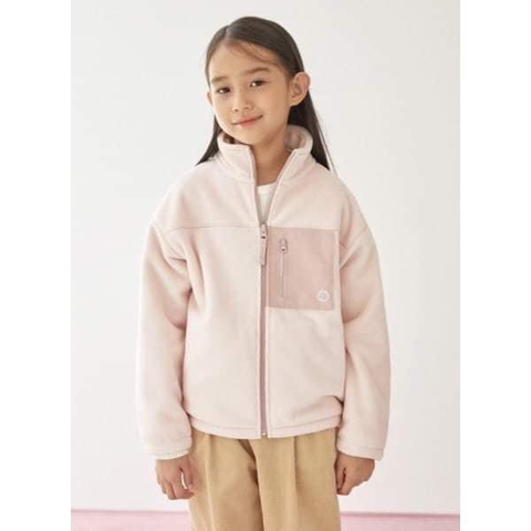 Áo khoác lông cừu Topten Kids dư xịn 2 màu trắng và hồng