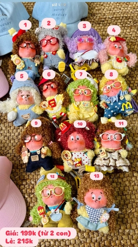 Móc khóa Twinkle Twinkle nhiều mẫu 18cm kèm quần áo và phụ kiện