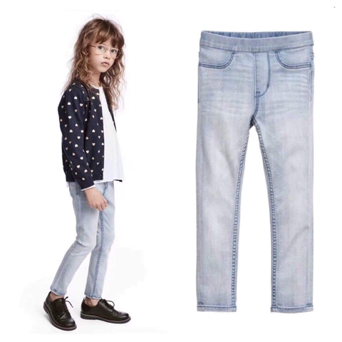 Quần Tregging Jeans HM 4 mẫu bé gái