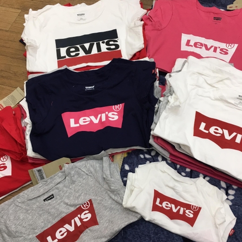 Áo cotton cộc tay Levi's nhiều mẫu bé trai bé gái