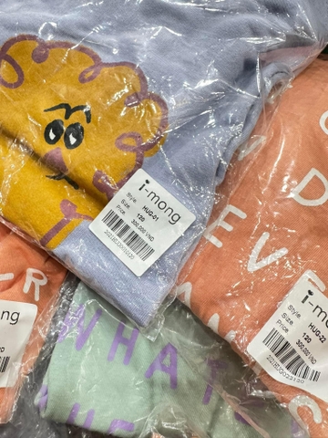 Bộ cộc tay cotton giấy các hãng I-Mong nhiều mẫu cho bé trai, bé gái