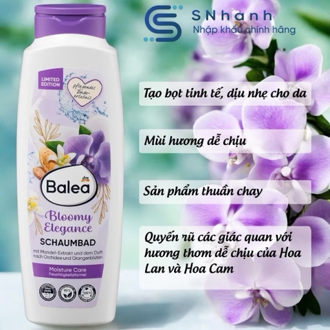 Sữa tắm gia đình Balea 750ml 2 mùi