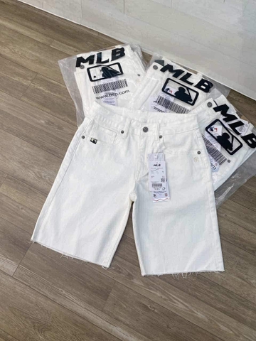 Quần sooc đùi MLB trắng