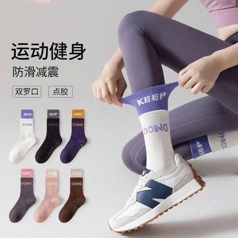 Set 6 đôi tất thể thao chống trượt