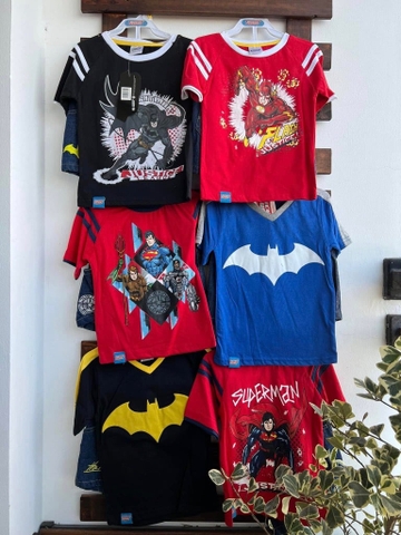 Bộ bé trai Justice League (anh hùng DC) nhiều mẫu kèm móc 2020