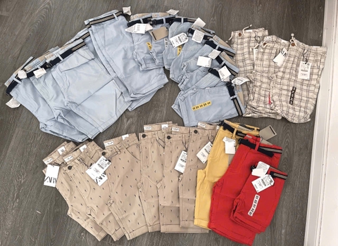 Quần short kaki Zara bé trai 4 mẫu hè 2025