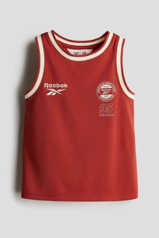 Áo thể thao sát nách bóng rổ Reebok x H&M màu nâu đất