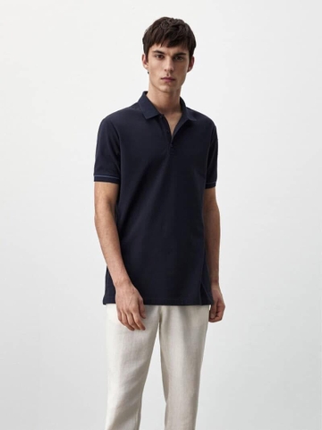 Áo polo cộc tay cho nam hãng Massimo Dutti 4 màu xanh, ghi, trắng, đen