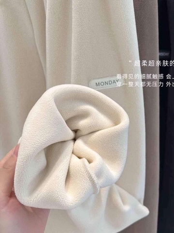 Quần jogger lót nỉ bo gấu 6 màu cho nữ