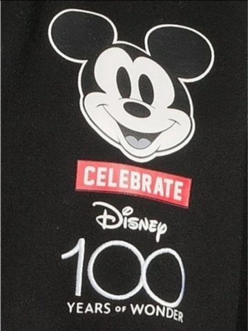 Áo khoác nỉ bomber Disney Mickey đen size đại