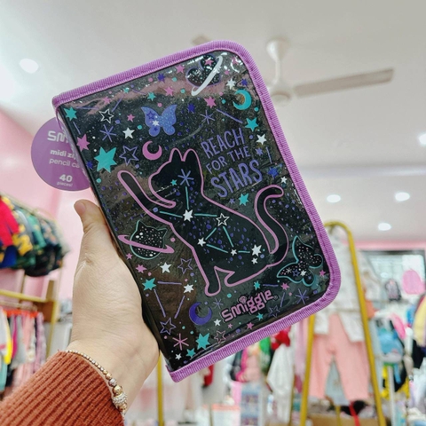 Túi midi zip kit Smiggle 40 chi tiết nhiều mẫu