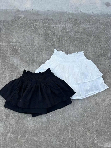Chân váy tầng chất thô hãng Zara 2 màu trắng, đen