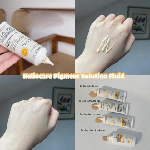 Kem chống nắng Heliocare 360 cantabria labs Pigment Solution Fluid SPF50 PA++++