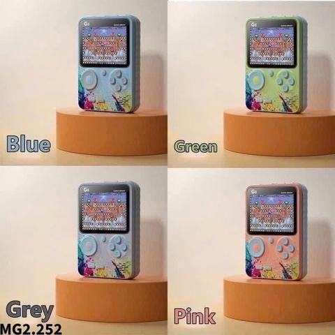 Máy chơi game kèm tay cầm Nintedo 4 màu ghi, hồng, xanh dương, xanh lá