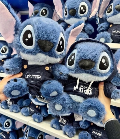 Gấu bông Stitch xanh 3 mẫu 3 size cho bé
