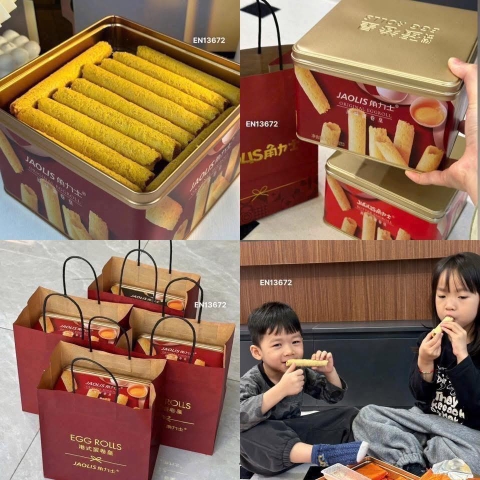 Bánh JAOLIS Egg rolls Đài Loan