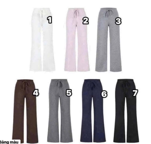 Quần ống loe MOSSEQUEEN 7 màu cho nữ