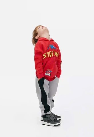 Bộ nỉ dài tay áo hoodie Primark bé trai 3 mẫu Spiderman, Mario, Pokemon