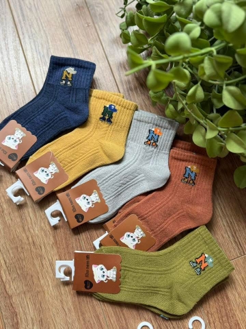 Set 10 đôi tất nhiều màu cho bé trai, bé gái