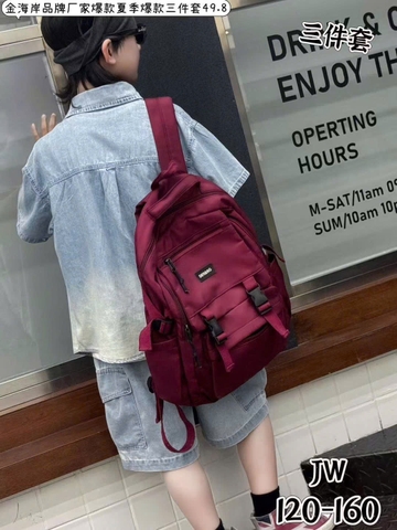 Bộ 3 món áo khoác quần short jean áo phông trắng size đại