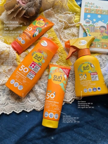 Kem chống nắng Sun Dance 50 Hoch Sonnencreme cho người lớn 100ml