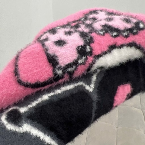 Áo len xù dài tay H&M hồng Melody Sanrio