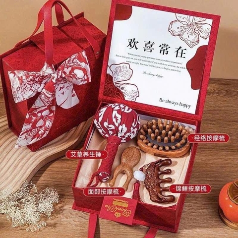 Set gỗ đàn hương 5 mẫu