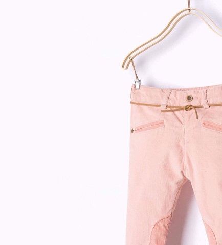 Quần nhung Hồng Zara bé gái