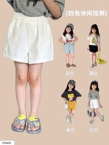 Quần short AMBB kaki 3 màu vàng, trắng, đen