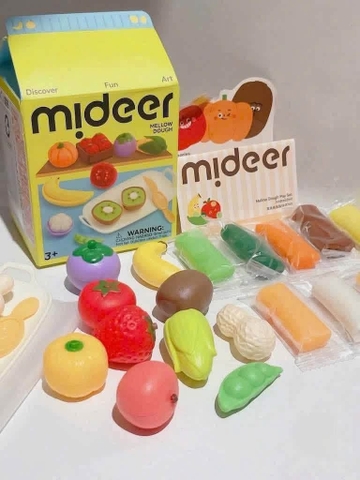 Bộ đồ chơi hoa quả Mideer kèm đất nặn