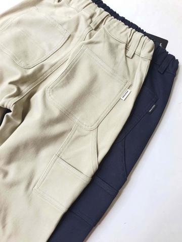 Quần baggy Beemon thêu hình sóc 2 màu be, navy