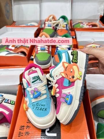 Giày thể thao Zootopia 2 màu xanh, hồng