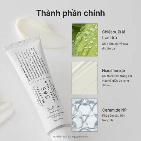 Kem dưỡng ẩm Dr.Althea 345 Relief AQUA Cream hỗ trợ làm dịu phục hồi da 50ml