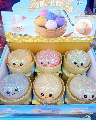 Bánh bao Squishy SIZE TRUNG 8,5cm nhiều mẫu