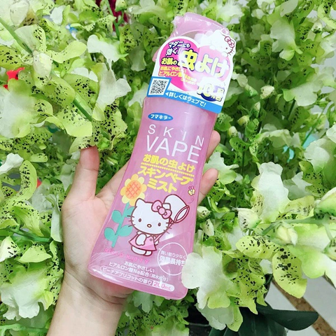 Bình xịt chống muỗi VAPE 2 màu xanh, hồng