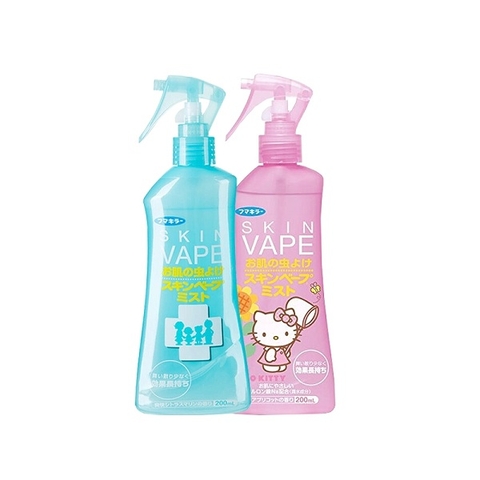 Bình xịt chống muỗi VAPE 2 màu xanh, hồng