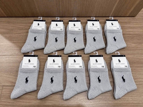 Tất Ralph Lauren nam 3 màu ghi, đen, trắng