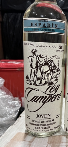 Mezcal Rey campero espadin 48.6%