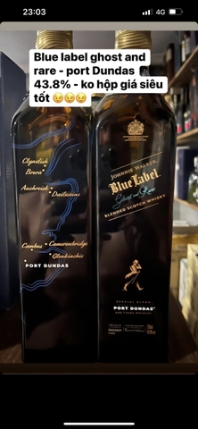 Blue Label ghost and rare - Port Dundas 43.8% không hộp
